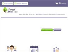 Tablet Screenshot of familydentisttree.com